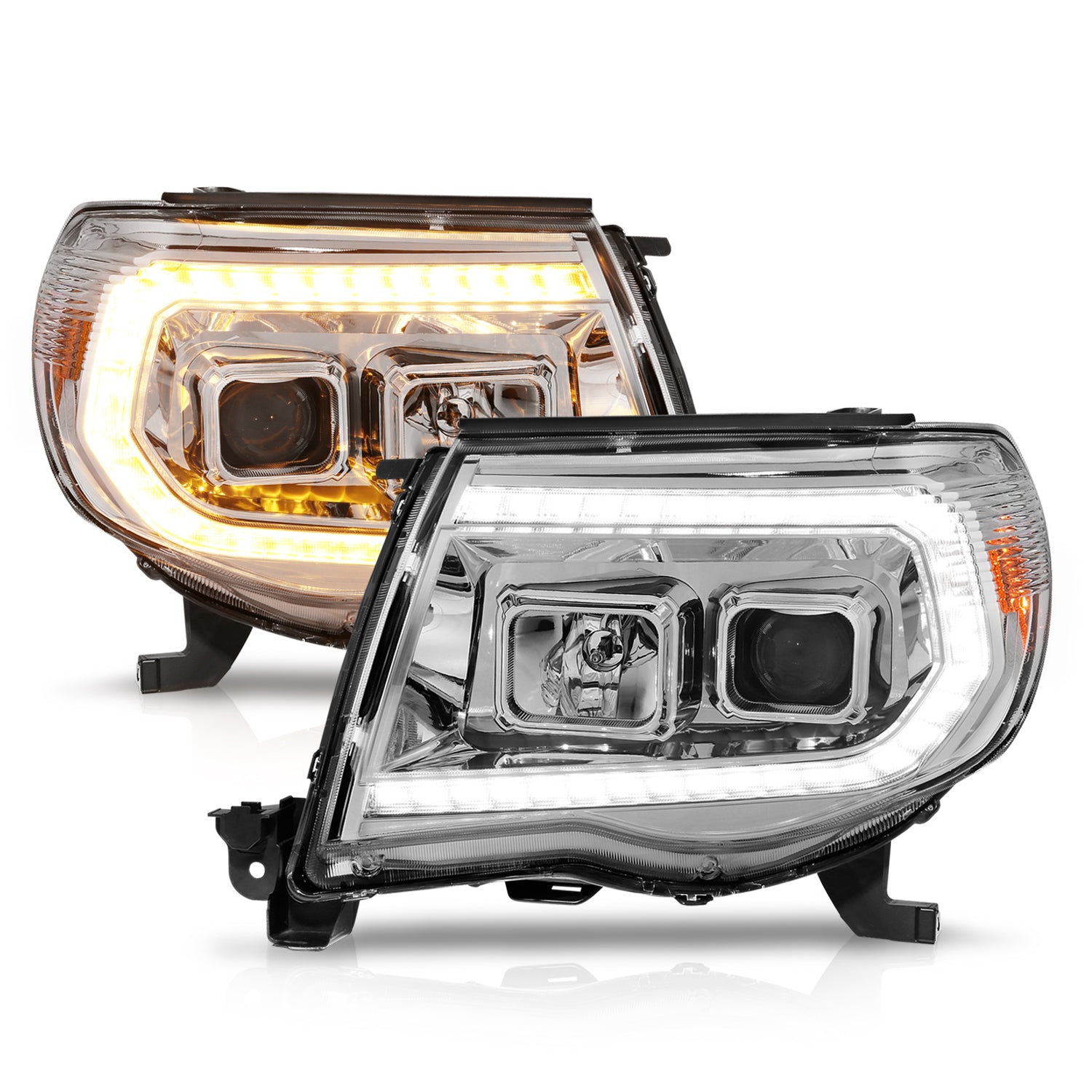 TOYOTA TACOMA 05-11 PROJECTOR LED PLANK STYLE HEADLIGHTS