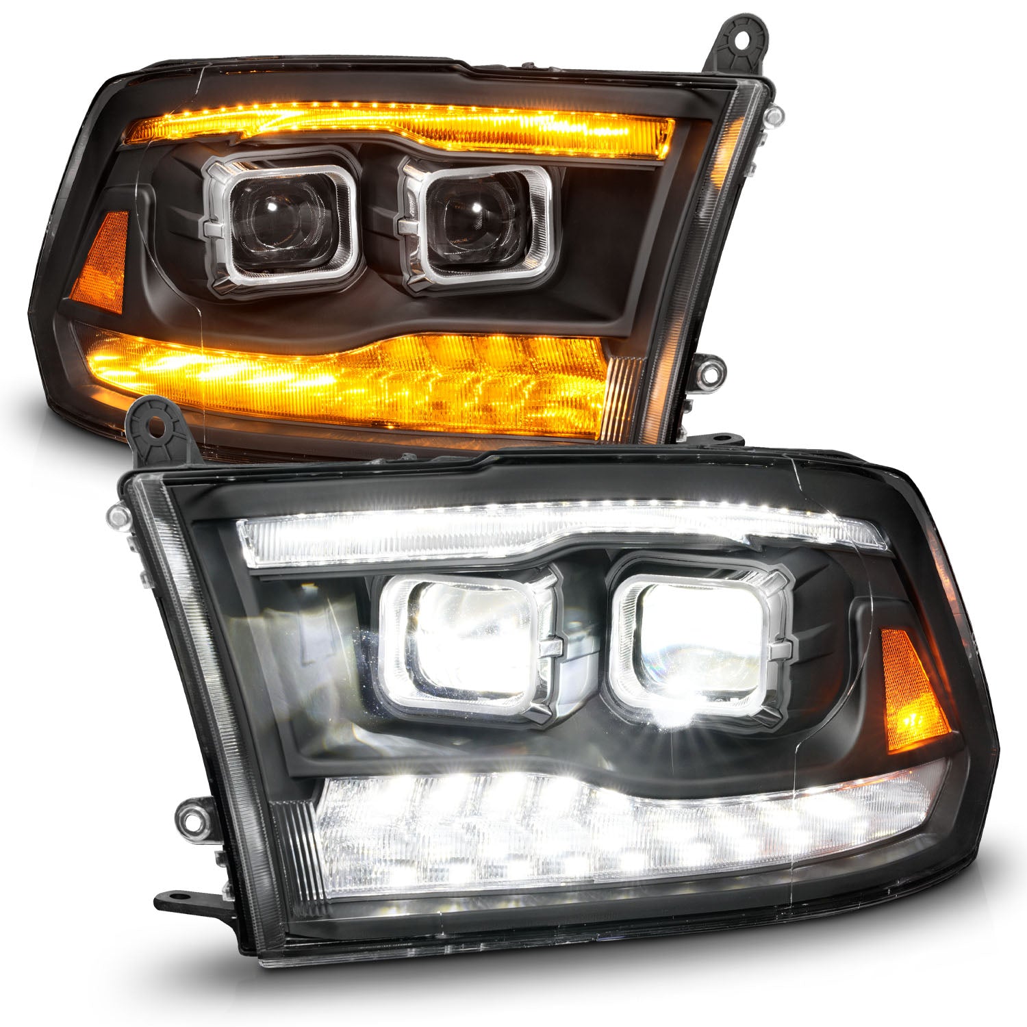 DODGE RAM 1500 09-18 / RAM 2500/3500 10-18 FULL LED PROJECTOR PLANK ST