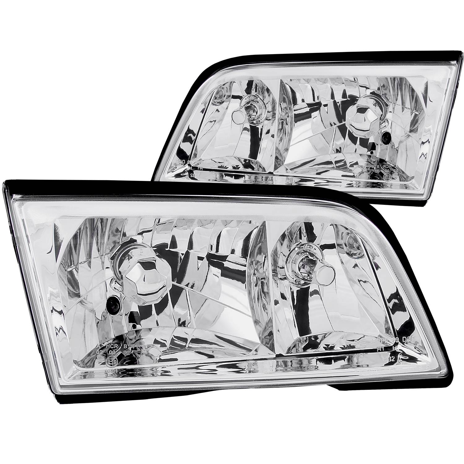 MBZ C CLASS W202 94-00 4DR C220/C230/C280/C36/C43 CRYSTAL HEADLIGHTS C