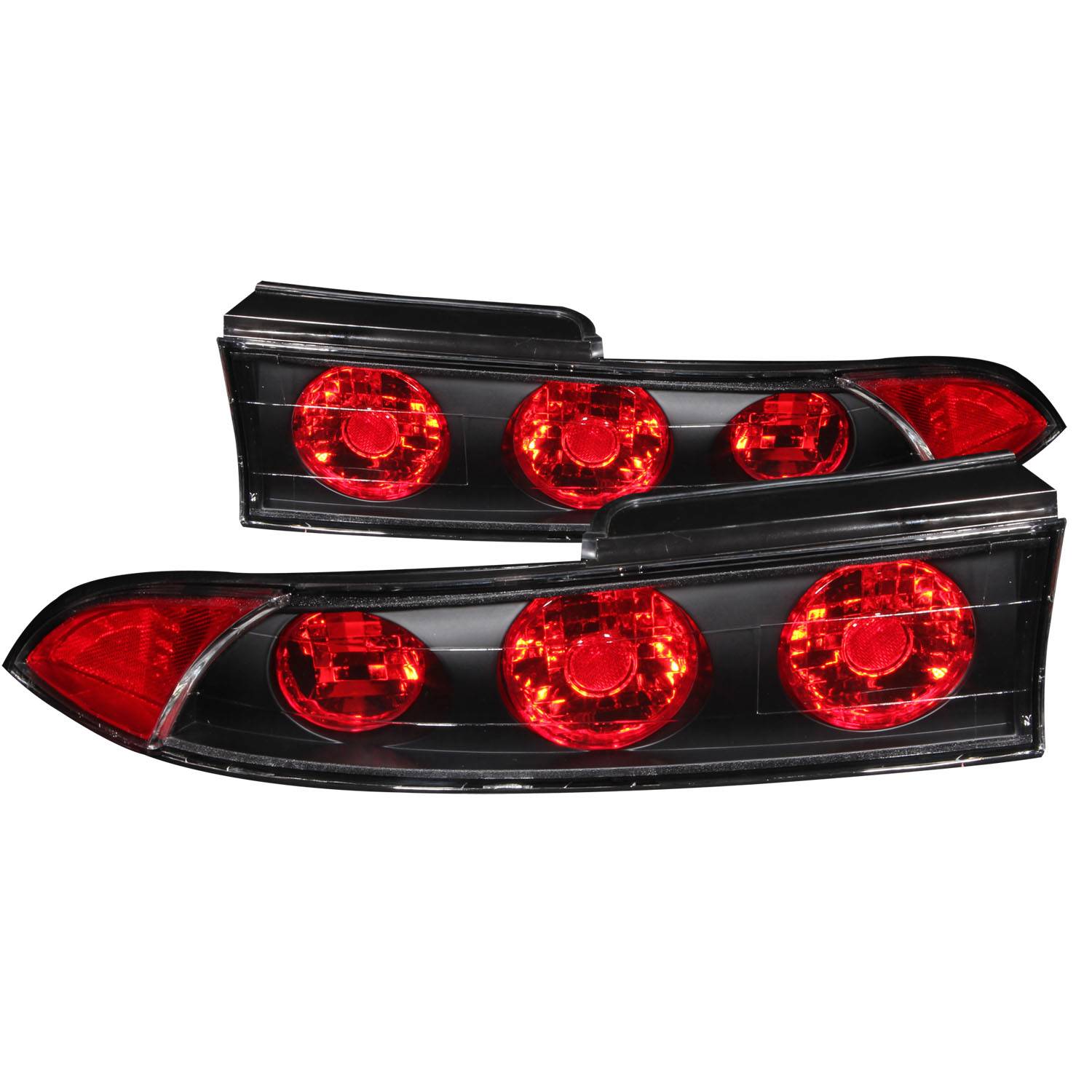 MITSUBISHI ECLIPSE 95-99 TAIL LIGHTS 3PCS BLACK G2