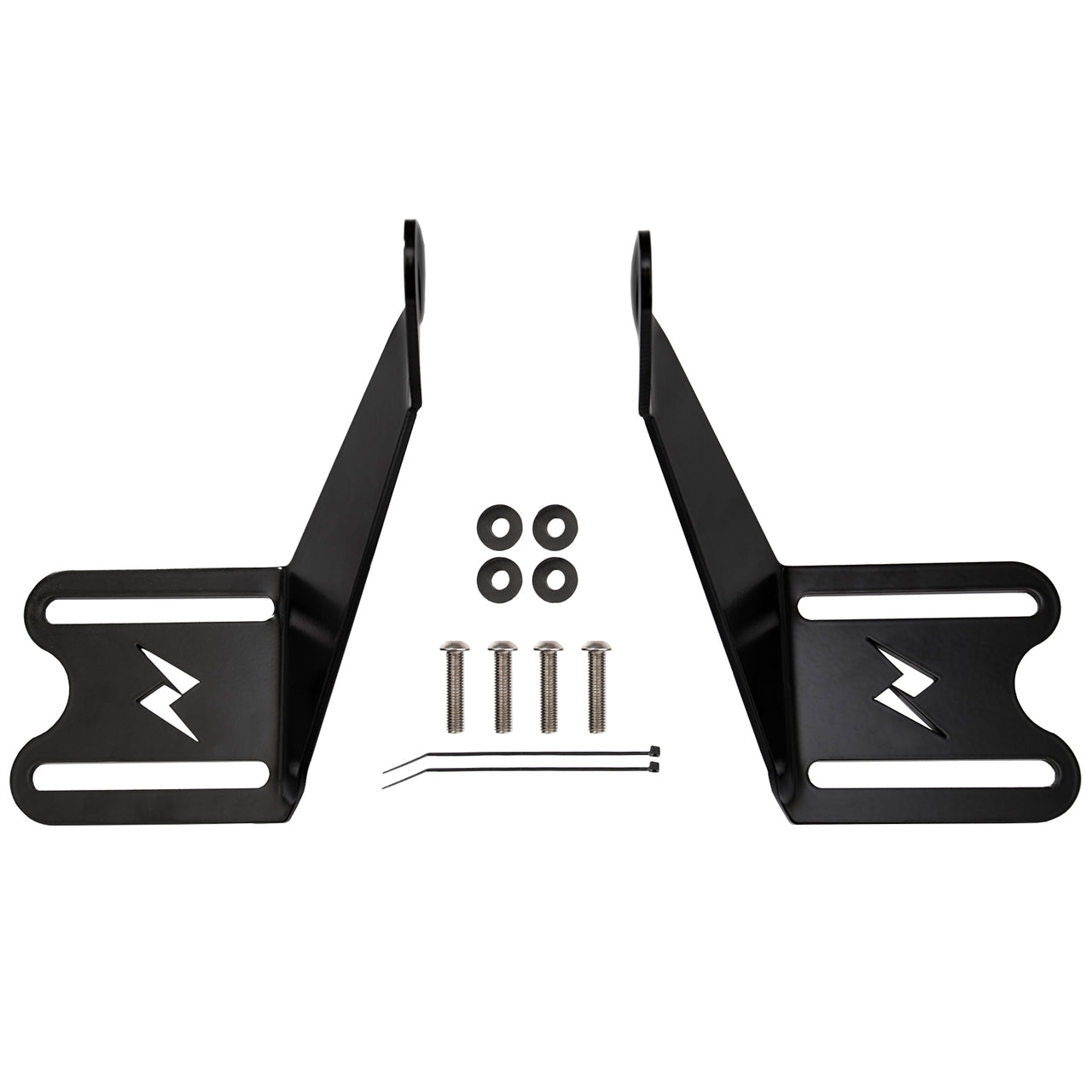 JEEP WRANGLER (JK) 07-18 HOOD MOUNTING BRACKETS FOR ANZO 20"-24" LED LIGHT BAR (881032 & 881028)