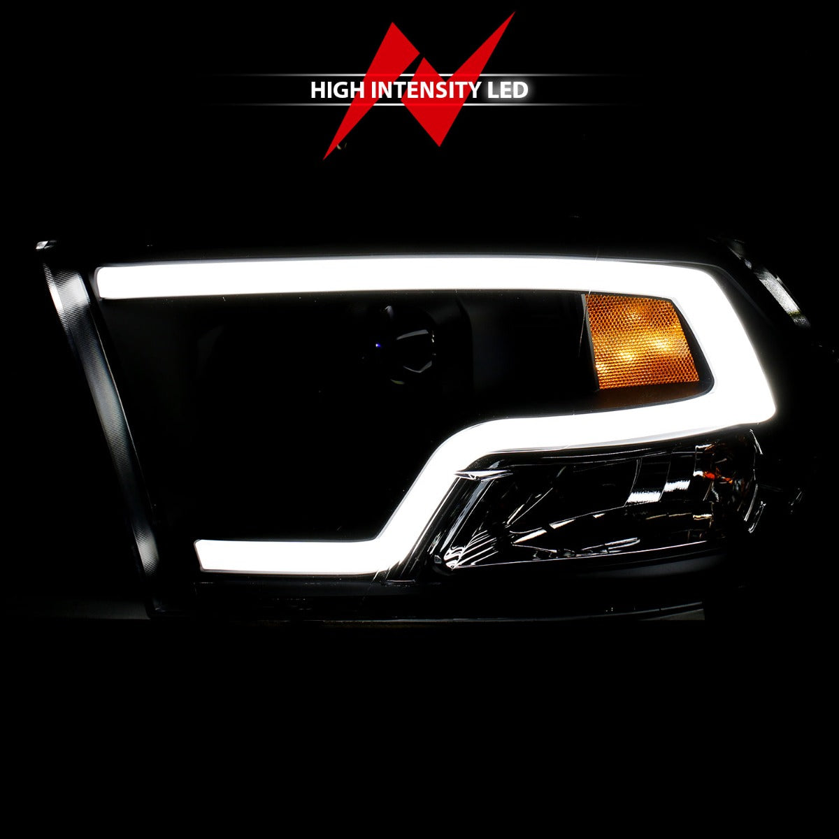 DODGE RAM 1500 09-18 / RAM 2500/3500 10-18 PROJECTOR PLANK STYLE HEADL