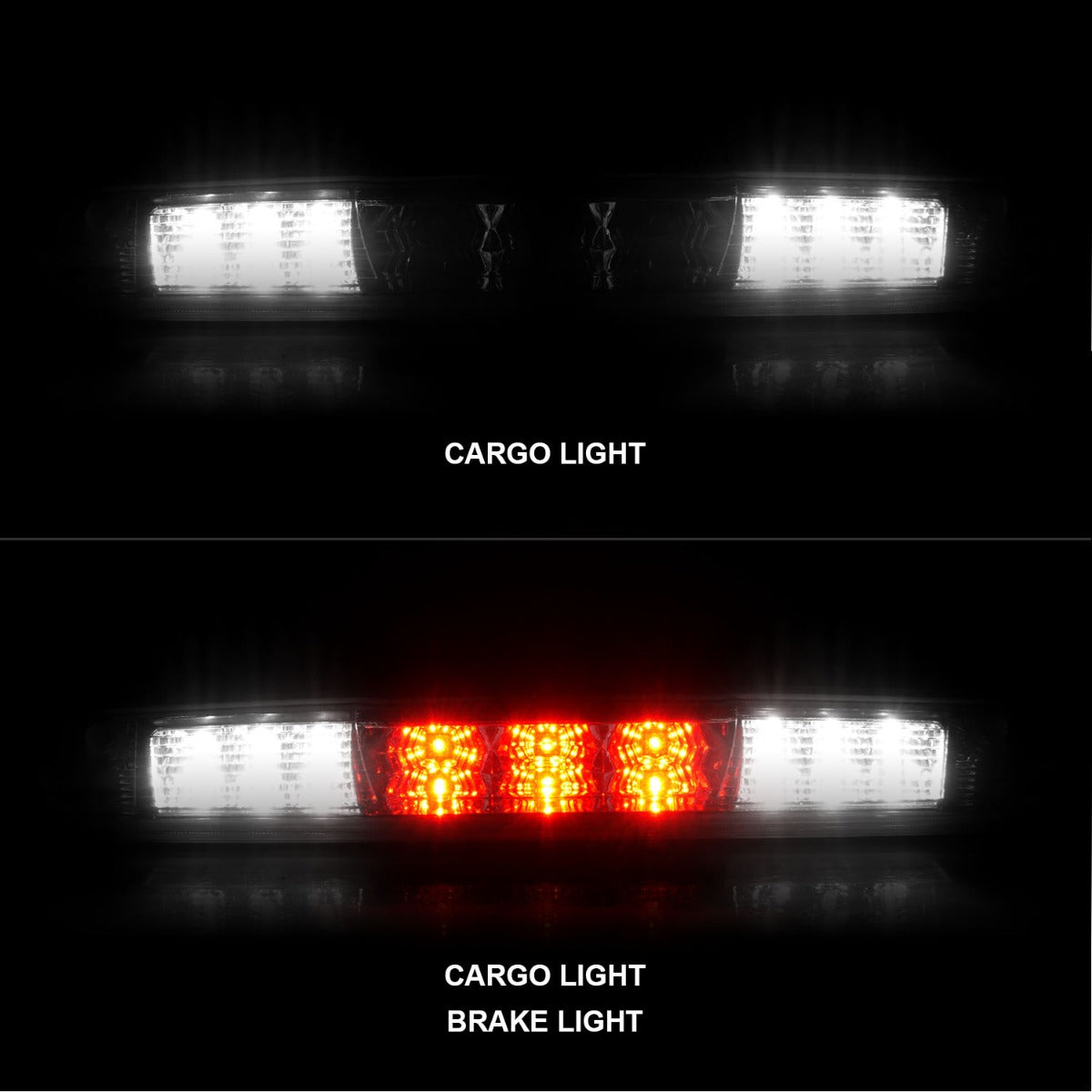 Mika 3点 CHEVY SILVERADO / GMC SIERRA 07-13 LED 3RD BRAKE LIGHT CHROME