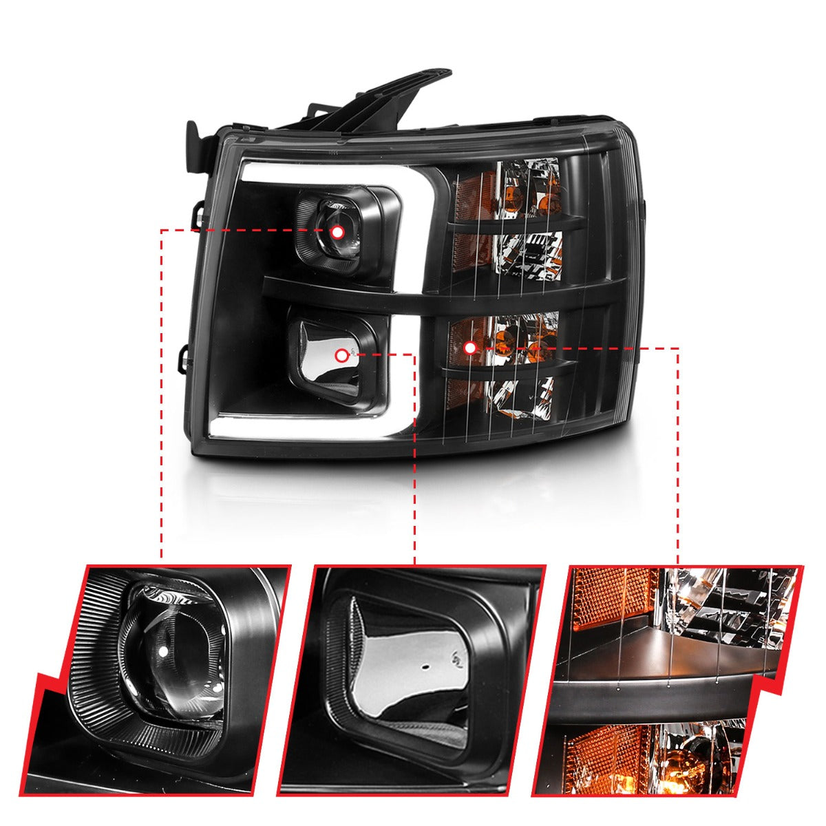 Passenger Side Headlight For Chevy Silverado 1500/2500/3500 (2007-2014) – Astorch99