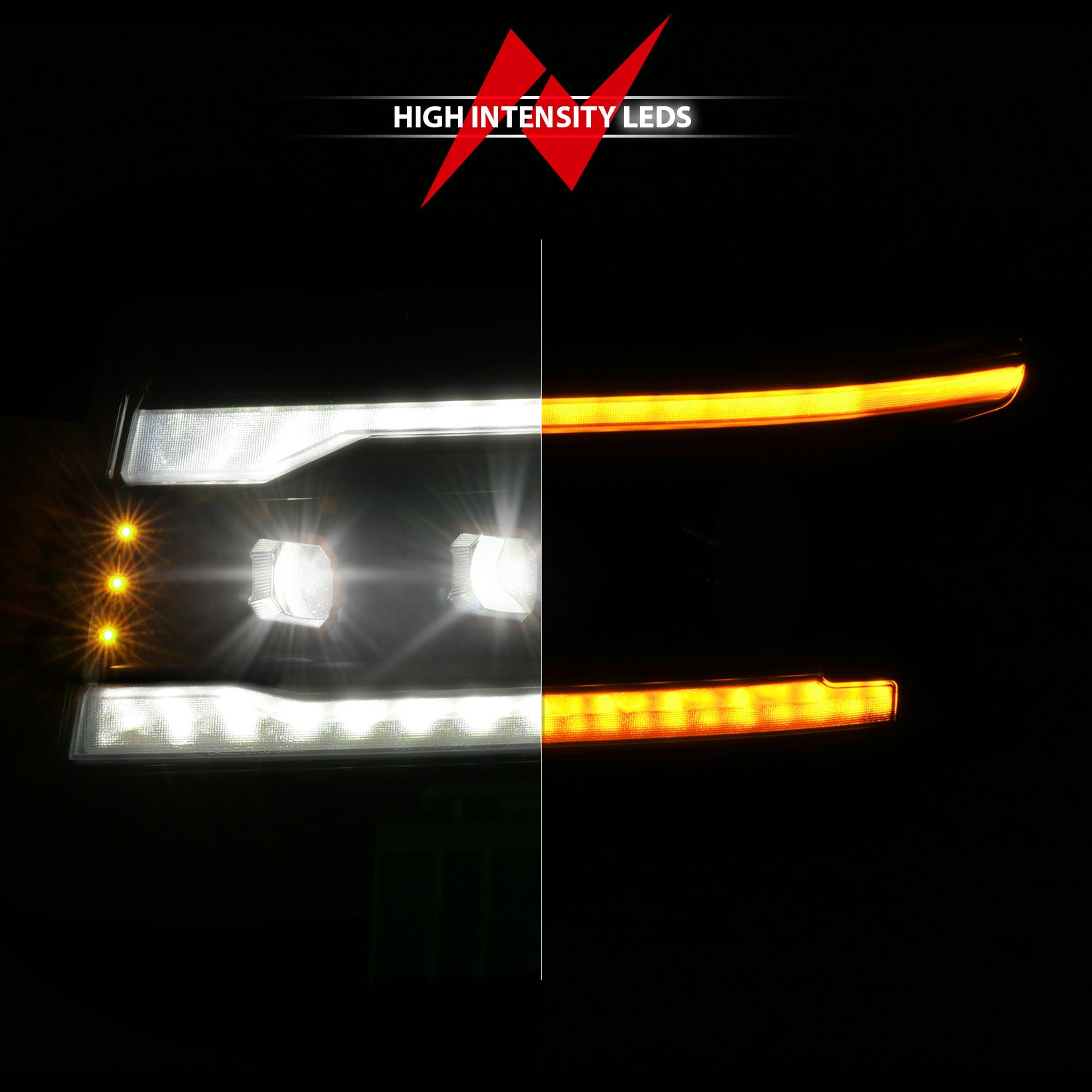 NISSAN FRONTIER 22-26 Z-SERIES FULL LED PROJECTOR HEADLIGHTS BLACK W/