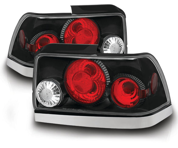 TOYOTA COROLLA 93-97 TAIL LIGHTS BLACK