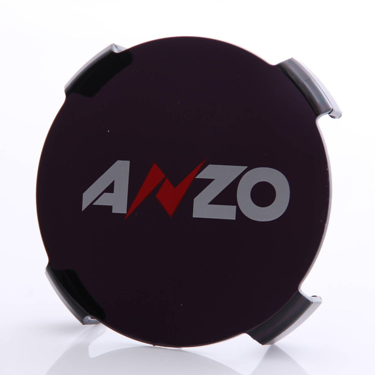 4" HID BLACK PROTECTIVE LENS COVER w/ ANZO LOGO (Pair)